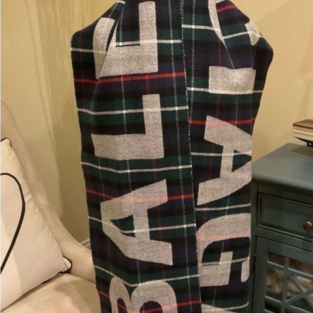 Balenciaga Multicolor Plaid Scarf